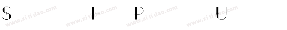 September Five Personal Use字体转换